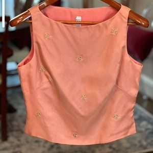 Vintage silk Laundry by Shelli Segway top